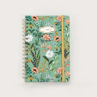 Carnet spirale de qualité personnalisé avec toutes les fonctionnalités : couverture artistique, pages colorées, élastique – Idéal pour le bureau, l'école et l'usage quotidien – Votre compagnon parfait