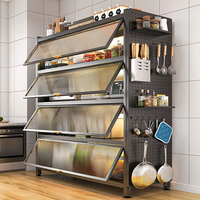 Étagères de cuisine, fours à micro-ondes multi-niveaux, armoires de rangement multifonctionnelles, fours, porte-pots, étagère de rangement