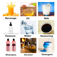 Machine de remplissage et de bouchage automatique HZPK pour liquides et pâtes, pour eau, cosmétiques, sauces, shampoings, crèmes, parfums, bouteilles en plastique, en verre, bidons et pots