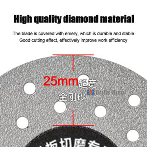 गर्म बिक्री कोण ग्राइंडर हीरा रॉक कटिंग डिस्क छिद्रित विनिर्मित ब्लेड पत्थर के लिए सरमिक टाइल काटने के लिए ब्लेड - Product Image 4