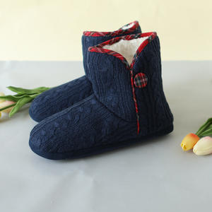 Bottes de ballerines antidérapantes pour <span class=keywords><strong>femme</strong></span> et <span class=keywords><strong>femme</strong></span>, doublure en Sherpa, hiver, intérieur, maison, salon, bon marché - Product Image 3