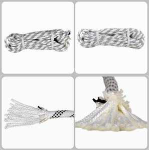 Cuerda DE SEGURIDAD Kernamantel de 12mm, cuerda de rescate de escalada estática certificada CE para protección contra caídas con material de poliéster y nailon - Product Image 3