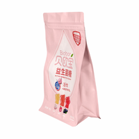 Sacs d'emballage en plastique à fermeture éclair, résistants à l'humidité, avec impression en gravure personnalisée, 100 pièces pour fruits secs, chips, aliments pour animaux et gâteaux
