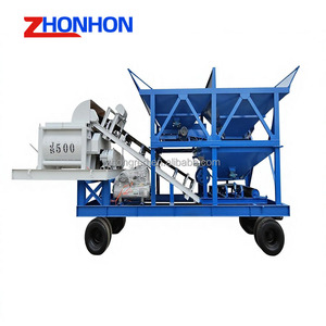 Centrale de malaxage mobile à double arbre YHZS90 robuste et longue durée de vie pour piste d'aéroport - Product Image 1