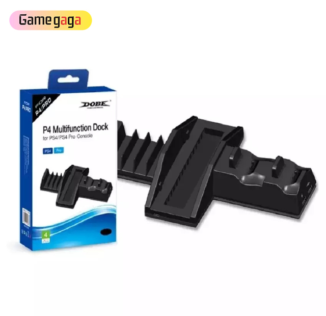 TP4-837  Other Game Accessories  Multifunctional Charging Dock With Cooling Fan for PS4 /Pro Wireless Controller Charger Station