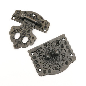 Chengyu A070 Chinese Style Brass Lock For Jewelry Box Camphor Wood Chest Durable Copper Alloy <b>Panel</b> Lock With Regular <b>Key</b> - Product Image 3