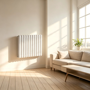 <span class=keywords><strong>Radiateur</strong></span> mural <span class=keywords><strong>horizontal</strong></span> double colonne blanc design anti-corrosion en acier inoxydable pour chauffage central domestique - Product Image 1