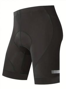 Shorts de cyclisme respirants en maille pour hommes avec rembourrage, taille élastique mi-haute, décontractés, extensibles, pour l'été, le vélo, le <span class=keywords><strong>VTT</strong></span>, dropshipping - Product Image 4