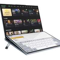 Ventes chaudes Ordinateur portable à double écran 16+16 pouces Intel Core I7 12e génération DDR4 32 Go de RAM 1 To SSD Ordinateurs portables de jeu à double écran tactiles pour les entreprises