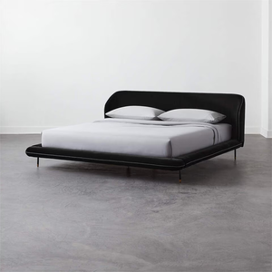 Lits en <span class=keywords><strong>tissu</strong></span> 180x200 de haute qualité avec un design moderne sans lavage-Mobilier de <span class=keywords><strong>lit</strong></span> de villa rembourré - Product Image 2