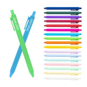 Wholesale Custom <b>Multiple</b> <b>Colors</b> Logo 1.0mm Plastic <b>Pens</b> Advertising Ballpoint <b>Pen</b> for Promotional - Product Image 3
