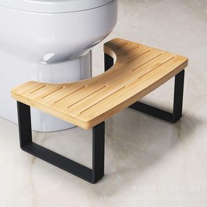 Bamboo toilet <b>stool</b>, wooden <b>bathroom</b> seat, toilet step <b>stool</b>, bamboo household footrest <b>stool</b>, manufacturer in stock. - Product Image 2