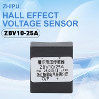 Capteur de tension à effet Hall Zhipu ZBV10/25A Température de fonctionnement -40~+85 Tension d'alimentation 15V5% pour la mesure de tension