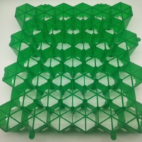 Vente chaude vert Drainage Plasticm pelouse fixe Golf pelouse parking grille d'herbe en plastique