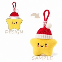 Porte-clés en peluche personnalisé - Peluche super douce avec rembourrage en coton PP, fonction réconfortante