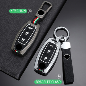 เคสกุญแจโลหะแบบใหม่สำหรับรถยนต์นิสสัน โร้ก เอ็กซ์เทรล T32 T31 แคชไค J11 J10 คิกส์ ทีด้า แพธไฟน์เดอร์ มูราโน่ จู๊ค เวอร์ซา โน้ต อินฟินิตี้ - Product Image 5