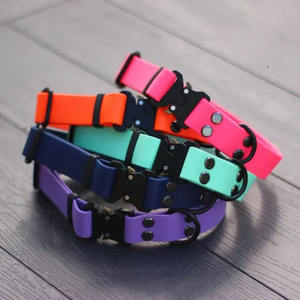 Hebilla de Metal de liberación rápida ancha táctica resistente al agua recubierta de goma PVC correas <span class=keywords><strong>collar</strong></span> de perro y conjunto de correa - Product Image 6