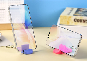 Portable Plastic Key <b>Ring</b> Clip Mobile <b>Phone</b> <b>Holder</b> for Outdoor & Desktop Use Lazy Live Streaming & Drama Viewing Welcome Gift - Product Image 3