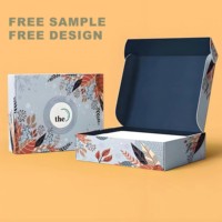 Échantillon Gratuit - Boîtes d'expédition pliables de luxe en carton ondulé avec logo personnalisé pour vêtements et chaussures haut de gamme