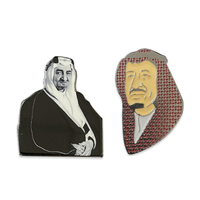 Pin de Solapa Personalizado con la Bandera de Arabia Saudita 2025, Adhesivo para Teléfono 3M de Palestina Libre, Adhesivo Promocional de Dibujos Animados en Esmalte Suave y Duro