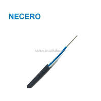 Penjualan Langsung Pabrik Kabel FTTH GYFXTBY G652 G657A 1-12 Core HDPE Kabel Serat Optik Luar Ruangan Non-logam