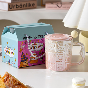 MM Ins-style Creative Personnalisé Gradient Tasse en Céramique Tasse à Café de Lait Haute Apparence Bureau Sens Supérieur Tasse Tasse à Eau - Product Image 3