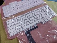 Clavier d'ordinateur portable bilingue anglais-ukrainien authentique rétroéclairé à 104 touches pour ordinateur portable Lenovo 15,6 pouces, remplacement PK132DJ2A11