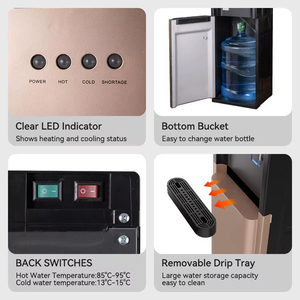 <span class=keywords><strong>Distributeur</strong></span> d'eau potable vertical pour la maison et le bureau, avec réfrigération et chauffage - Product Image 3