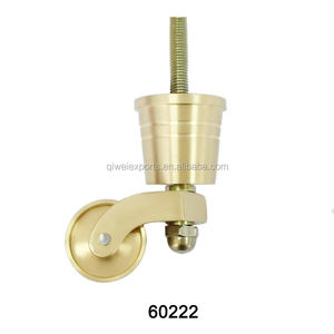 <span class=keywords><strong>Roulettes</strong></span> contemporaines en laiton et alliage de zinc pour meubles, roue durable de 32 mm avec tige filetée pour installation - Product Image 5