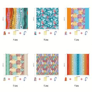 <b>Extra</b> <b>Large</b> Sand Proof Beach Blanket With Stakes, Waterproof Quick Dry Outdoor Picnic Mat for Camping, Hiking and Travel - Product Image 2
