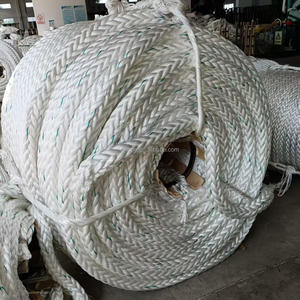 Cordage en polyester à 12 brins de 96 mm pour l'alimentation électrique des navires de guerre, la construction, les remorques de bateaux, l'emballage et autres cordages d'amarrage marins - Product Image 2