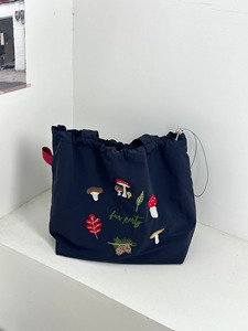Bolsa de Ombro Estilo Ins com Estampa de Desenho Animado, Fechamento por Cordão, Ecológica, Vintage, Bordada, para o Dia a Dia - Product Image 4