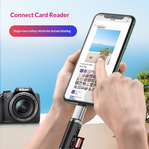 Adaptador <span class=keywords><strong>USB</strong></span> <span class=keywords><strong>3.0</strong></span> OTG para Teléfono Móvil - Lector de Cámara, Conector de Memoria <span class=keywords><strong>USB</strong></span> de Longitud Extendida - Product Image 2