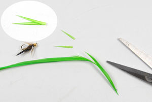 Material para Atar Moscas de Pesca, Cola de Ninfas Prince con Cuentas de Pluma de Ganso, Material para Atar Moscas de Piedra, <span class=keywords><strong>Negro</strong></span>, Blanco, Marrón, Rojo, Verde, Rojo Azul - Product Image 6