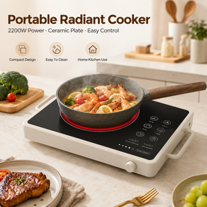 Plaque de cuisson professionnelle en acier inoxydable, concave, pour cuisinière à induction, étanche, à tête unique, pour usage domestique et Hot Pot KI02007 - Product Image 2