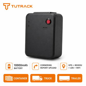 10000mAh Pil Köşeyi Çevirirken Hava Alabilen Dörtlü Konumlandırma Teknolojisi Konteyner Kamyon Treyler Kablosuz Manyetik GPS İzleyici - Product Image 1