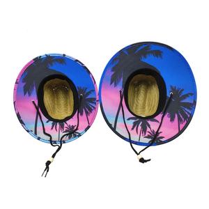 Sombrero de Paja de <span class=keywords><strong>Playa</strong></span> Personalizado de Alta Calidad, Ala Ancha, para Verano, <span class=keywords><strong>Playa</strong></span>, Césped, Paja, Surf, para Venta al por Mayor - Product Image 6