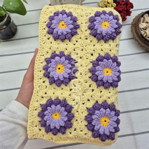 Haute qualité fleurs violettes couverture de <span class=keywords><strong>livre</strong></span> <span class=keywords><strong>au</strong></span> <span class=keywords><strong>crochet</strong></span> couverture en coton à la main cadeau <span class=keywords><strong>au</strong></span> <span class=keywords><strong>crochet</strong></span> pour écrivains <span class=keywords><strong>Crochet</strong></span> E-Reader couverture - Product Image 6