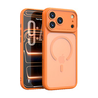 Coque de téléphone portable pour 17 Pro Max, mate, magnétique, antichoc, avec protection de l'appareil photo, style Ins