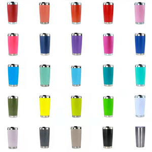 Vaso de vacío de acero inoxidable de 20Oz personalizado 2025, taza de coche de viaje 18/8 de doble pared para papá, regalo perfecto para el Día del Padre - Product Image 1