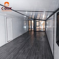 Contenedores de Vivienda de Lujo Cbox de 40 pies, Plegables, Personalizables para Exportación, Instalación Rápida, Expandibles