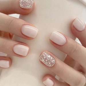 <span class=keywords><strong>Uñas</strong></span> Postizas de Cobertura Completa Reutilizables de Sweetie Beauty, <span class=keywords><strong>Uñas</strong></span> Francesas de Otoño-Invierno, <span class=keywords><strong>Uñas</strong></span> Postizas Personalizadas - Product Image 2