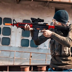 Pistolet <span class=keywords><strong>jouet</strong></span> électrique en plastique M4A1, pistolet à éclaboussures M4A1, jouets de tir en plein air, jeu d'équipe de tir CS, jouets de pistolet - Product Image 3