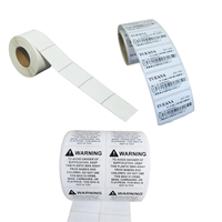 Étiquettes adhésives imperméables en gros pour imprimante, étiquettes de codes-barres thermiques pour emballage