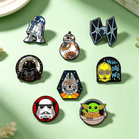 Broche de dessin animé en émail créatif, en alliage de zinc, effet goutte d'huile, pour la décoration - Ventes Flash