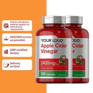 Kapsul Cuka Apel (150 Kapsul) - 2400mg Per Sajian, Suplemen Diet Bebas GMO & Bebas Gluten - Product Image 4