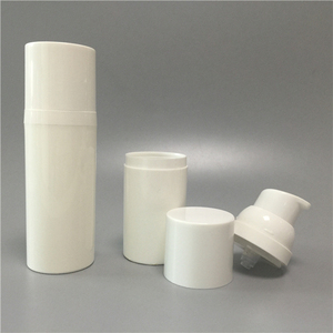 Wholesale Custom Airless Pump Bottle <strong>Spray</strong> 15ml/30ml/50ml White <strong>Pink</strong> Empty Face Cream Lotion Skin Care Serum Matte Surface - Product Image 4