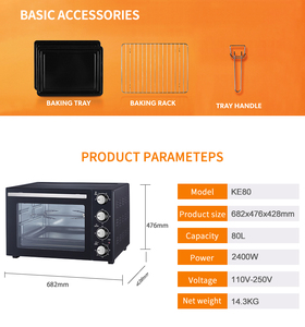 <span class=keywords><strong>Horno</strong></span> de Convección para Pizza Grande de 80L, <span class=keywords><strong>Horno</strong></span> <span class=keywords><strong>El</strong></span>éctrico Comercial para Cocina, <span class=keywords><strong>Horno</strong></span> Tostador <span class=keywords><strong>El</strong></span>éctrico Inteligente para Pan - Product Image 2