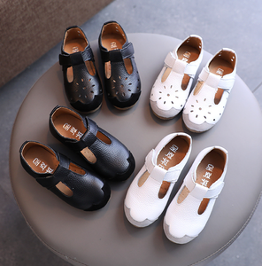 Jolies chaussures de princesse classiques à semelle souple pour filles, chaussures d'école en cuir noir confortables pour enfants - Product Image 2