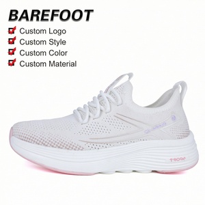 Chaussures de sport Fly Knit personnalisées pour femmes, toutes saisons, pieds larges, course pieds nus, prix d'usine - Product Image 1